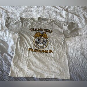 Graphic T-Shirt with Teamsters Logo Size XL